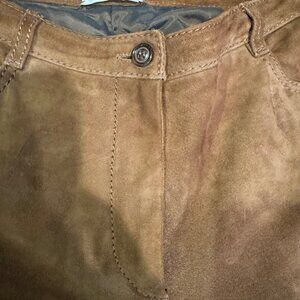 Piazza Sempione suede pants